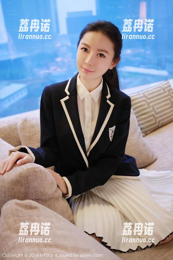 MFStar模范学院 - 高清原图来了，慕羽茜穿上制服，果然是职场女神的标准配方吗？