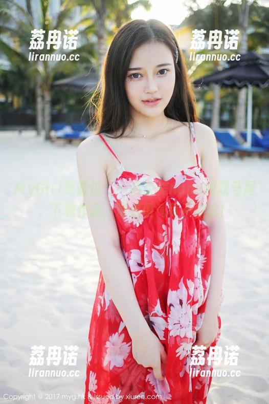 MyGirl美媛馆 - 一探奈美nana的双马尾，下载作品，没点勇气可不敢试！