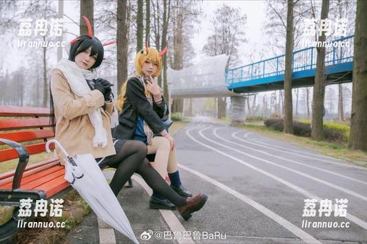 巴鲁巴鲁BaRu的双马尾套图，下载时请自带护心，毕竟“马尾”斗志满满就要上场！